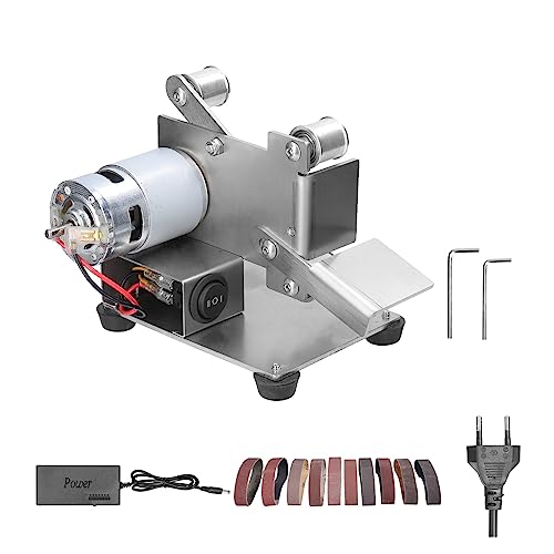 POOIQX Multifunktionale Schleifmaschine, Mini-Elektrobandschleifer, DIY-Polierschleifmaschine, Kantenschärfer,Bequem Und Stabil(15) von POOIQX