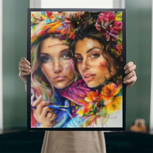 5D Diamond Painting Eigenes Bild Foto, DIY Leinwand Personalisiert Foto Diamant Malerei, Custom Eigenes Foto Diamant Painting Bilder, Innendekoration Fotogeschenke Personalisiert Decor 100x200cm A-3 von POOJNNPP