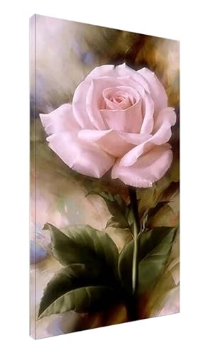 5D Diamond Painting Rose Diamant Painting Bilder Kinder, Diamond Art Painting Full Zubehör, DIY Diamond Painting Erwachsene Groß Kreuzstich Diamant Malerei Art Craft Wanddekoration 100x200cm J-314 von POOJNNPP