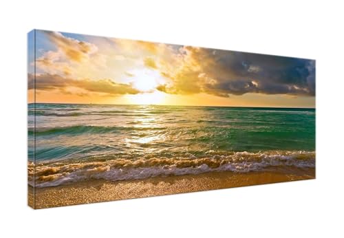 5D Diamond Painting Sonnenuntergang Strand Diamant Painting Bilder Kinder, Diamond Art Painting Full Zubehör, Diamond Painting Erwachsene Groß Kreuzstich Diamant Malerei Wanddekoration 40x80cm J-278 von POOJNNPP