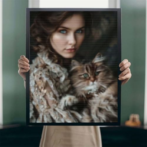 Diamond Painting Bilder Eigenes Foto Diamond Painting Personalisiert - Custom Benutzerdefinierte Design, Leinwand Personalisiert Foto Diamant Malerei, Geschenk Zuhause Wanddekoration 100x250cm A-43 von POOJNNPP