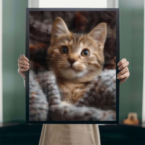 Diamond Painting Bilder Eigenes Foto Diamond Painting Personalisiert - Custom Benutzerdefinierte Design, Leinwand Personalisiert Foto Diamant Malerei, Geschenk Zuhause Wanddekoration 20x30cm A-20 von POOJNNPP