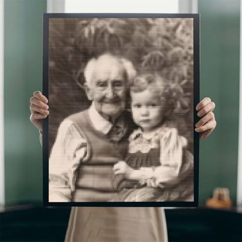 Diamond Painting Eigenes Bild Foto, DIY Leinwand Personalisiert Foto Diamant Malerei, Custom Eigenes Foto Diamant Painting Bilder, Innendekoration Fotogeschenke Personalisiert Home Decor 25x45cm A-8 von POOJNNPP