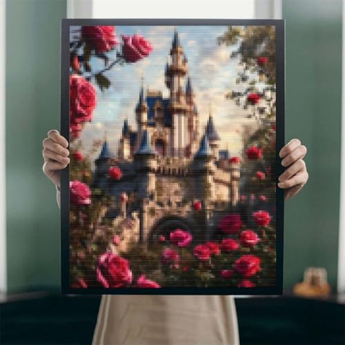 Diamond Painting Eigenes Foto-Diamant Malerei Personalisiert, Malen Nach Zahlen Eigenes Bild, Diamant Painting XXL DIY Diamantmalerei Basteln Leinwandbild Arts für Home Wand Décor 40x40cm A-39 von POOJNNPP