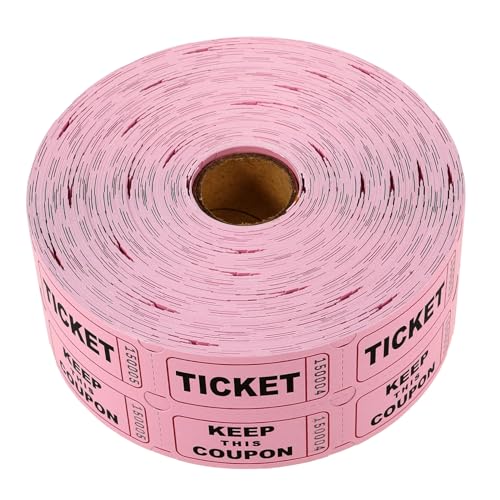 POPETPOP 1 Rolle Los Ereignis Auktionstickets Tombola-Tickets Erwachsene sortiert groß Eintrittskarten für den Unterricht Event -Tickets Tickets Etiketten Papier Rosa POPETPOP 1 Rolle Los Ereignis Auktionstickets Tombola-Tickets Erwachsene sortiert groß Eintrittskarten für den Unterricht Event -Tickets Tickets Etiketten Papier Rosa von POPETPOP