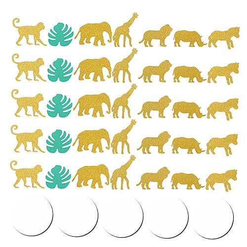 POPETPOP 100stücke Hawaiian Jungle Monstera Animal Konfetti Deko Für Geburtstagsfeiern Bunte Papierstreuung Mit Tiermotiven Für Partys Hochzeiten Und Festlichkeiten POPETPOP 100stücke Hawaiian Jungle Monstera Animal Konfetti Deko Für Geburtstagsfeiern Bunte Papierstreuung Mit Tiermotiven Für Partys Hochzeiten Und Festlichkeiten von POPETPOP