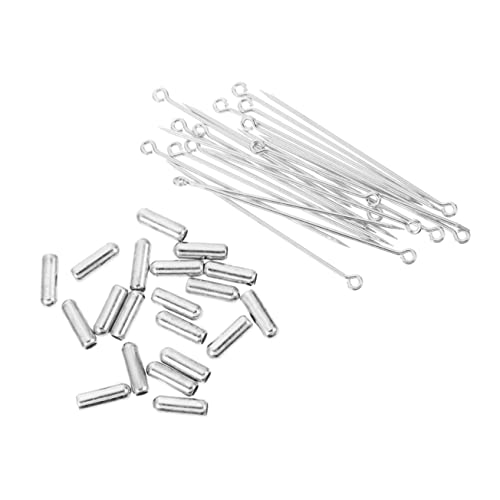 POPETPOP 20Stücke Kupfer Sicherheitsnadeln Lange Anstecknadeln für DIY Schmuck und Kleidung Silberfarbene Broschennadeln für Ohrringe und Bastelprojekte POPETPOP 20Stücke Kupfer Sicherheitsnadeln Lange Anstecknadeln für DIY Schmuck und Kleidung Silberfarbene Broschennadeln für Ohrringe und Bastelprojekte von POPETPOP