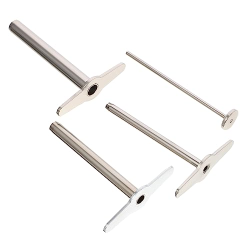 POPETPOP 4 Stück Locher Stopper-Lochstanzer Puncher Handwerk Finger Metallstanzwerkzeug Lochstanzer für Gummistopfen Labor-Gummistopfen-Lochstanze Stahl Silver POPETPOP 4 Stück Locher Stopper-Lochstanzer Puncher Handwerk Finger Metallstanzwerkzeug Lochstanzer für Gummistopfen Labor-Gummistopfen-Lochstanze Stahl Silver von POPETPOP