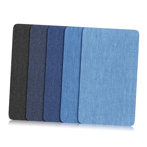 POPETPOP 5Stücke Selbstklebende Jeans Patches Stoffflicken für Jacken Taschen Kleidung DIY Reparatur und Dekoration für Kunsthandwerk und Denim Reparaturen POPETPOP 5Stücke Selbstklebende Jeans Patches Stoffflicken für Jacken Taschen Kleidung DIY Reparatur und Dekoration für Kunsthandwerk und Denim Reparaturen von POPETPOP