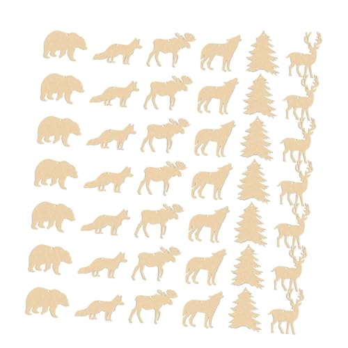 POPETPOP 60 Stück tierische Verzierungen Malerei leerer Ausschnitt Wilde Waldtier-Holzausschnitte Wildtierausschnitte aus Holz leere Holzspäne Ausschnitte Malerei Ornament POPETPOP 60 Stück tierische Verzierungen Malerei leerer Ausschnitt Wilde Waldtier-Holzausschnitte Wildtierausschnitte aus Holz leere Holzspäne Ausschnitte Malerei Ornament von POPETPOP