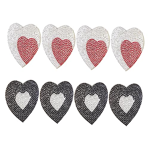 POPETPOP 8Stücke Teiliges Herzförmiges Strass Patch für Taschenapplikationen Dekorative Mantelflecken und Haushaltskleidung DIY für Kleidung Taschen und Hüte Einfach POPETPOP 8Stücke Teiliges Herzförmiges Strass Patch für Taschenapplikationen Dekorative Mantelflecken und Haushaltskleidung DIY für Kleidung Taschen und Hüte Einfach von POPETPOP
