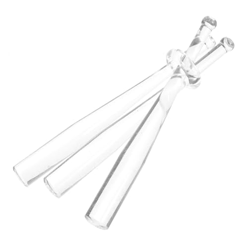 POPETPOP Baseball-stativ Aus Acryl Vitrine Platte Baseballhalter Zur Präsentation Sportballbasis Baseball-ständer Schläger Würfel Staffelei Stehen Stand Schwebende Regale Karte Transparent von POPETPOP