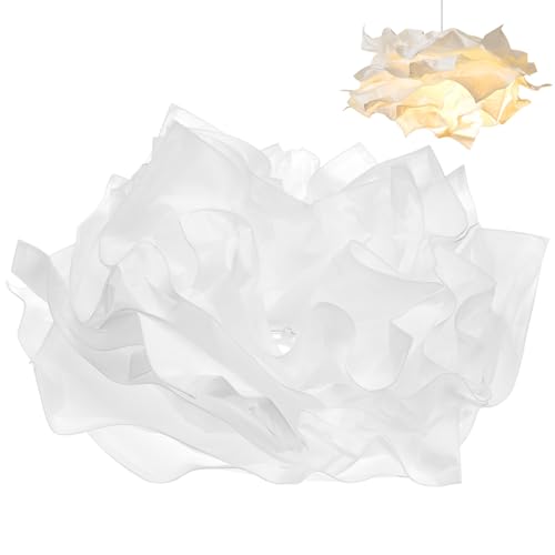 Papierlampenschirm-16. 5X16. 5 Zoll Moderner Wolkenform-Kronleuchter-Lampenschirm Origami- -Lampenschirme Hängende Lampenschirme Ersatz Für Kronleuchter Hochzeitsdekoration von POPETPOP