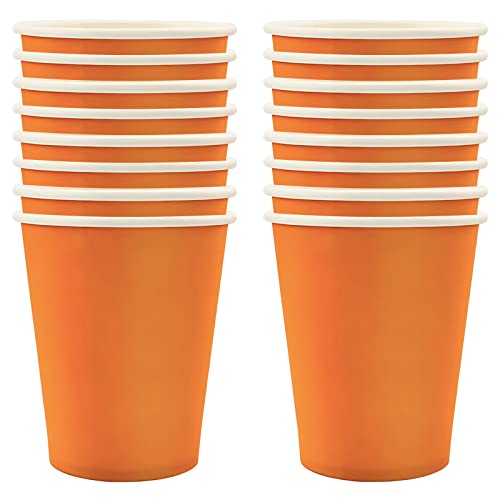 250ml Orange Papier Partybecher,16 Stück Orange Pappbecher,Trinkbecher Hochzeit Einwegbecher Disposable Cups für Hochzeit,Kinder DIY,Partybedarf,Tee,Heißen und Kalten Getränken Einwegkaffee Becher 250ml Orange Papier Partybecher,16 Stück Orange Pappbecher,Trinkbecher Hochzeit Einwegbecher Disposable Cups für Hochzeit,Kinder DIY,Partybedarf,Tee,Heißen und Kalten Getränken Einwegkaffee Becher von POPOYU