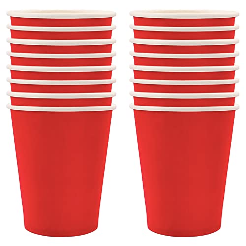 250ml Rot Papier Partybecher,16 Stück Rot Pappbecher,Trinkbecher Hochzeit Einwegbecher Disposable Cups für Hochzeit,Kinder DIY,Partybedarf,Tee,Heißen und Kalten Getränken Einwegkaffee Becher 250ml Rot Papier Partybecher,16 Stück Rot Pappbecher,Trinkbecher Hochzeit Einwegbecher Disposable Cups für Hochzeit,Kinder DIY,Partybedarf,Tee,Heißen und Kalten Getränken Einwegkaffee Becher von POPOYU