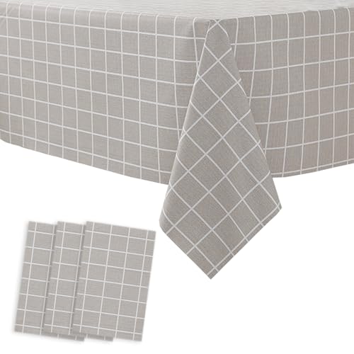 3 Stück Karierte Tischdecke 130x180cm Grau/Weiß Kariert Tischtuch aus Kunststoff Table Cloth Einweg Plastik Rechteckig Tischdecke mit Karierter Flagge für Küche Hochzeit Weihnachten Geburtstag Party 3 Stück Karierte Tischdecke 130x180cm Grau/Weiß Kariert Tischtuch aus Kunststoff Table Cloth Einweg Plastik Rechteckig Tischdecke mit Karierter Flagge für Küche Hochzeit Weihnachten Geburtstag Party von POPOYU