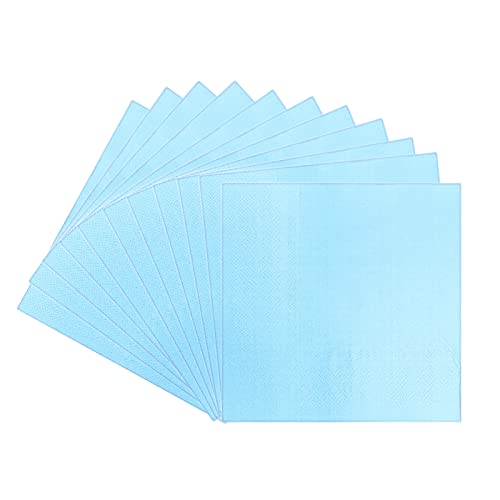 Hellblau Servietten 20 stück Papierservietten Hellblau Napkins Servietten Paw Cocktailservietten, Tischdeko Hochzeit Papierserviette Einweg Napkins von POPOYU