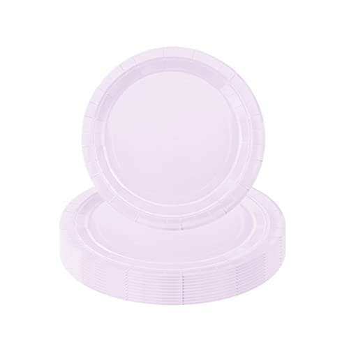 Helles Lila Pappteller,16 Stück Einwegteller Helles Lila,18CM Rund Teller Einmalteller Einweg Geschirr,Partyteller Einmalgeschirr Tisch Dekorationen Partygeschirr für Hochzeit Garten Geburtstag Party Helles Lila Pappteller,16 Stück Einwegteller Helles Lila,18CM Rund Teller Einmalteller Einweg Geschirr,Partyteller Einmalgeschirr Tisch Dekorationen Partygeschirr für Hochzeit Garten Geburtstag Party von POPOYU