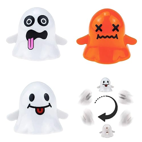 POPOYU 3 Stück Halloween Aufziehspielzeug für Kinder,Halloween Wind Up Spielzeug Mitgebsel Halloween Kinder,Uhrwerk Lauf Spring Spielzeug für Halloween Deko Party Mitgebsel Geschenk Goody Bag von POPOYU