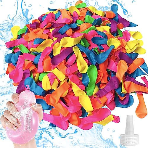 Wasserbomben Pack 100 Luftballons für Kinder Erwachsene, Mini Latex Ballons Biologisch Abbaubare Ballons Einfach Befüllen Wasserbombe Ballon für Jungen Mädchen Sommer Schwimmen Strand Pool Spielzeug von POPOYU