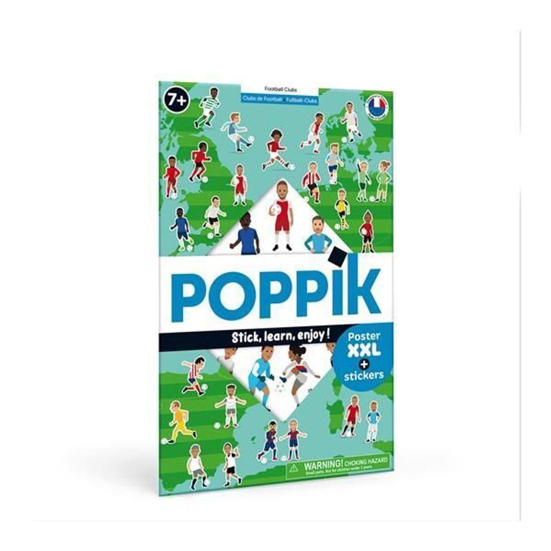 Poppik Sticker Lernposter Fussball-Clubs von POPPIK