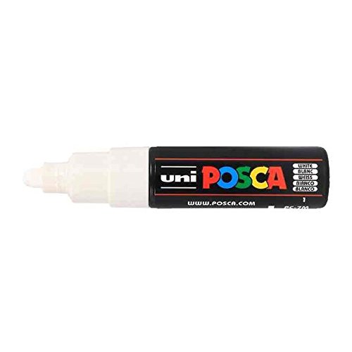 POSCA 3 Marker Breite Spitze konisch PC7 M BL Weiß von POSCA