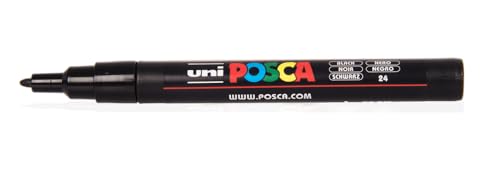 POSCA Marker UNI PC-3M schwarz BK von POSCA