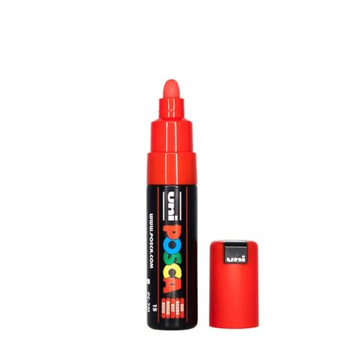 POSCA uni-ball 181321 - POSCA Marker mit breiter Rundspitze, rot von POSCA