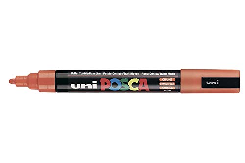 Posca Uni-Ball Marker PC-5M – Orange – Einzelstift von POSCA