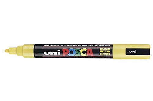 Uni-Ball Posca Marker PC-5M – Gelb – Einzelstift von POSCA