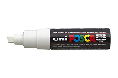 POSCA Uni-Ball PC-8K Marker, Weiß von POSCA