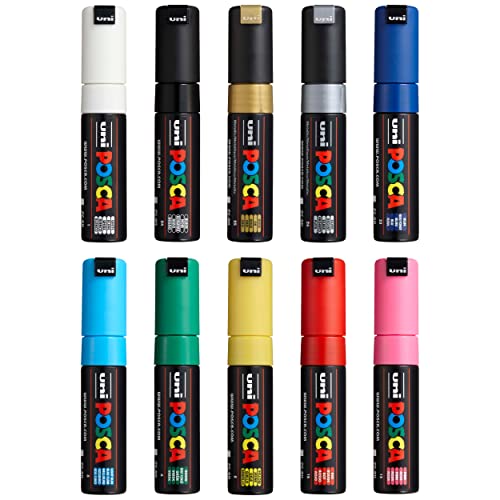 Uni Posca PC-8K Paint Pen Art Marker Pen - 10 Stifte Set von POSCA