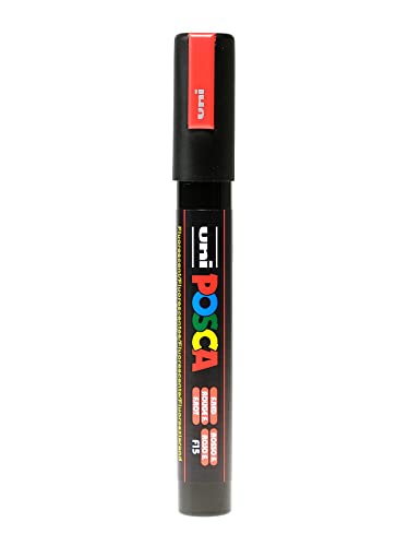 uni-ball 182577 - POSCA Markierstift mit mittelfeiner Rundspitze, neon rot von POSCA