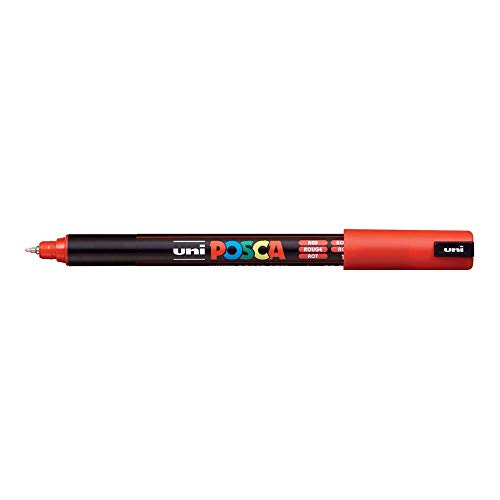 uniball Pigmentmarker POSCA PC1MR, rot 4902778089859 von POSCA