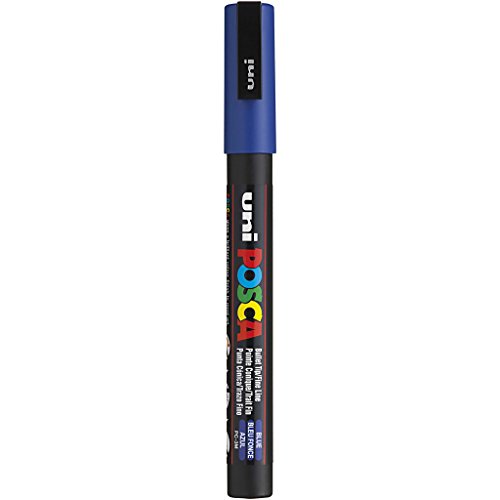 uniball Pigmentmarker POSCA PC3M, dunkelblau PC3M BF von POSCA