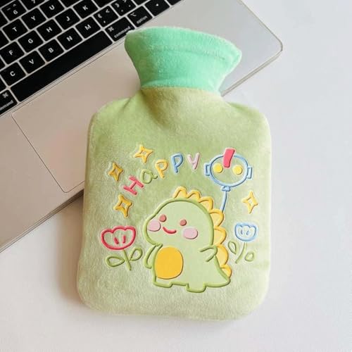 POSEDWRA Wassergefüllter Warmwasserbeutel, Plüschstoff, niedlicher Cartoon-Mini-Wassergefüllter, Warmer Handtasche, Warmwasserbeutel für Büro und Zuhause von POSEDWRA