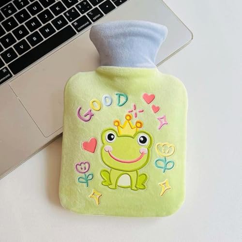 POSEDWRA Wassergefüllter Warmwasserbeutel, Plüschstoff, niedlicher Cartoon-Mini-Wassergefüllter, Warmer Handtasche, Warmwasserbeutel für Büro und Zuhause von POSEDWRA