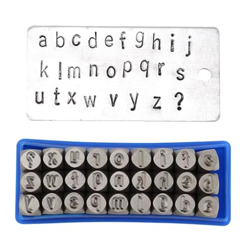 27 PCS -Nummer und Alphabet -Stempel Leder -Werkzeuge Leder Carving Working Tool Set Stamp Punch Set für Lederarbeit von PPXYY