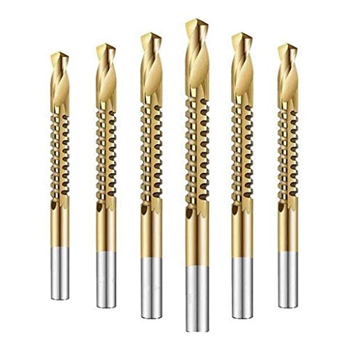 PPcdfre 6Pcs Cobalt Drill Bit Set LochsäGe Einstechset Holzbearbeitung SäGezahnbohrer Schlitzbohrer von PPcdfre