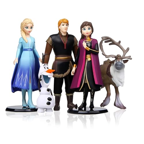 Frozen Cake Decoration, Pack of 5 Frozen Figures Set, Mini Cake Decoration, Ice Queen Figures, Frozens Cakes Topper, Children's Birthday Party Frozen Cake Decoration, Pack of 5 Frozen Figures Set, Mini Cake Decoration, Ice Queen Figures, Frozens Cakes Topper, Children's Birthday Party von PQKL-party
