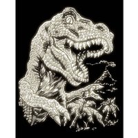 PRACHT® Creatives Kratzbild Tyrannosaurus leuchtende Farbe von PRACHT® Creatives