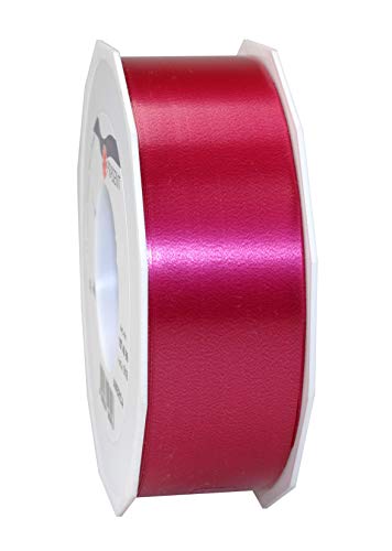 C.E. PATTBERG Geschenkband Bordeaux, 91 Meter Ringelband 40 mm zum Basteln, Dekorieren & Verpacken von Geschenken zu jedem Anlass von PRÄSENT