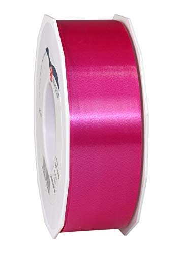 C.E. PATTBERG Geschenkband Magenta, 91 Meter Ringelband 40 mm zum Basteln, Dekorieren & Verpacken von Geschenken zu jedem Anlass von PRÄSENT