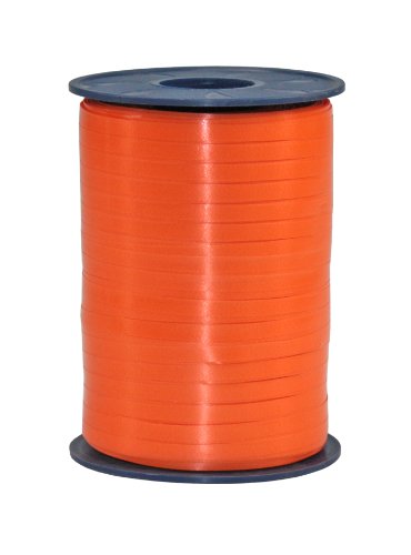 C.E. Pattberg Geschenkband orange, 500 Meter Ringelband 5 mm zum Basteln, Dekorieren & Verpacken von Geschenken zu jedem Anlass von C.E. Pattberg