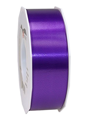 Präsent C.E. PATTBERG Geschenkband violett, 91 Meter Ringelband 40 mm zum Basteln, Dekorieren & Verpacken von Geschenken zu jedem Anlass von Präsent