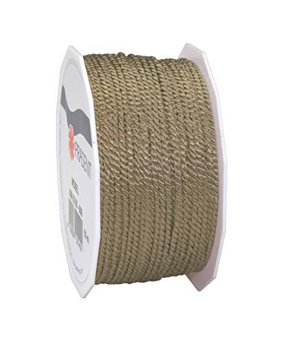 Präsent C.E. Pattberg Mosel Kordel Taupe, 50 m geflochtene Schnur für Geschenke, Päckchen, 2 mm Breite, Zubehör zum Dekorieren und Basteln, reißfestes Dekoband Präsent C.E. Pattberg Mosel Kordel Taupe, 50 m geflochtene Schnur für Geschenke, Päckchen, 2 mm Breite, Zubehör zum Dekorieren und Basteln, reißfestes Dekoband von PRÄSENT