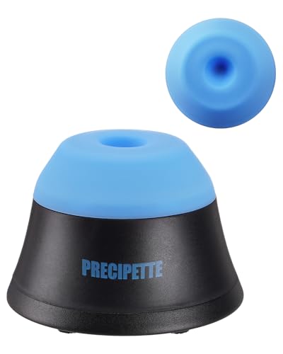 PRECIPETTE Mini Vortex Mixer Schüttler 3000rpm Mischer Paint Shaker 3000 U/min Farbmischer Vortex Shaker Farbschüttler für Acrylfarben Citadel Vallejo Nagellack Wimpernkleber (Blau&Schwarz) von PRECIPETTE