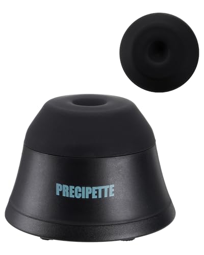 PRECIPETTE Mini Vortex Mixer Schüttler 3000rpm Mischer Paint Shaker 3000 U/min Farbmischer Vortex Shaker Farbschüttler für Acrylfarben Citadel Vallejo Nagellack Wimpernkleber (Schwarz) von PRECIPETTE