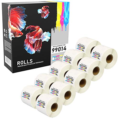 10 Rollen SLP-SRL 54mm x 101mm (220 Etiketten/Rolle) Etiketten kompatibel für Seiko Smart SLP Pro Plus 100 120 200 220 240 410 420 430 440 450 von PRESTIGE CARTRIDGE