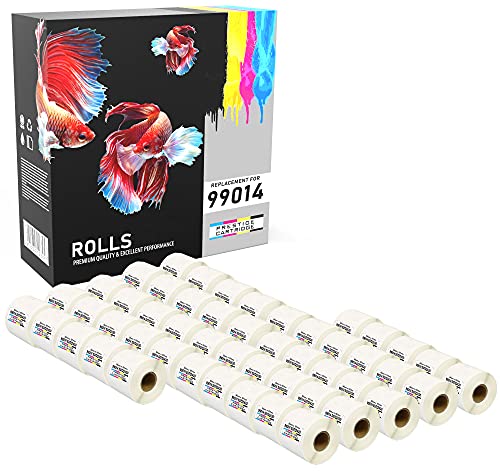 50 Rollen SLP-SRL 54mm x 101mm (220 Etiketten/Rolle) Etiketten kompatibel für Seiko Smart SLP Pro Plus 100 120 200 220 240 410 420 430 440 450 von PRESTIGE CARTRIDGE